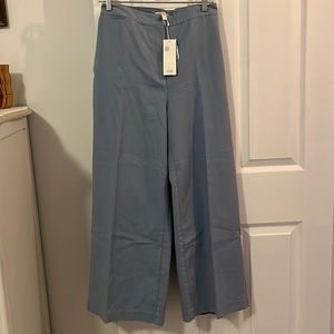 NWT Eileen Fisher organic cotton hemp stretch pant color:Haze size:14